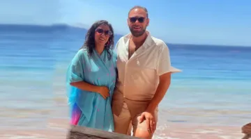 صور: محمد علي رزق يحتفل بذكرى زواجه الرابعة في أجواء مليئة بالرومانسية