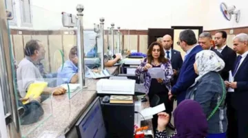 صور: وزيرة التنمية تقوم بجولة مفاجئة لمتابعة سير العمل في المركز التكنولوجي بعابدين