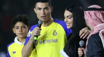 صورة تشير إلى انتظار كريستيانو رونالدو لمولوده السادس