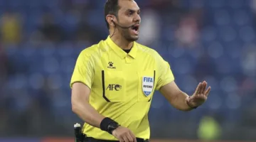 طاقم تحكيم سعودي يدير مباراة قطر وإيران في تصفيات كأس العالم