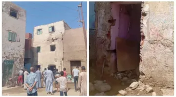 طالبة تحت الأنقاض بعد انهيار مبنى مكون من 3 طوابق في قرية دندرة
