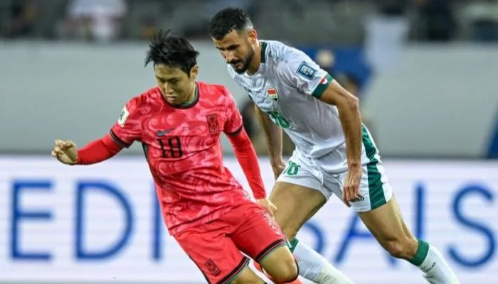 طرق مشاهدة البث المباشر لمباراة العراق وكوريا الجنوبية في تصفيات كأس العالم 2026 طرق مشاهدة البث المباشر لمباراة العراق وكوريا الجنوبية في تصفيات كأس العالم 2026