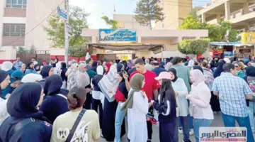 طلاب المنوفية يخوضون اختبار اللغة الأجنبية الثانية في ظل إجراءات صارمة.