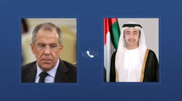 عبدالله بن زايد ولافروف يتناقشان هاتفياً حول المستجدات الإقليمية