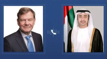 عبدالله بن زايد ووزير الخارجية الألماني يتناولان عبر الهاتف المستجدات الإقليمية.