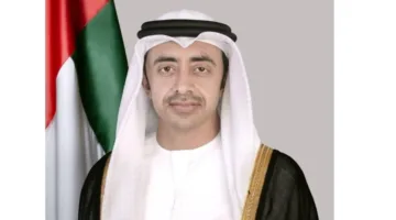 عبدالله بن زايد ينهي رحلة عمل في الولايات المتحدة