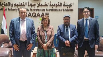 «عشماوي» يلتقي بوفد من الهيئة الليبية لمراجعة جودة التعليم لتعزيز التعاون المشترك