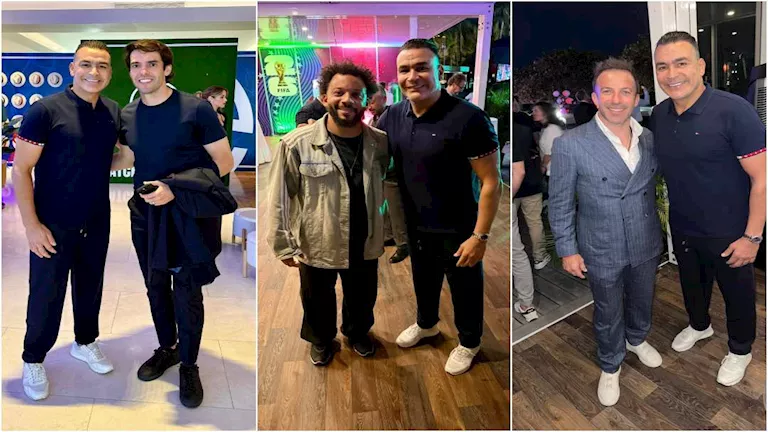 عصام الحضري يشارك صورته مع نجوم عالميين قبل مباراة الأهلي وإنتر ميامي