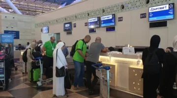عودة الحجاج السياحيين: مغادرة 2200 شخص عبر 28 رحلة جوية من السعودية