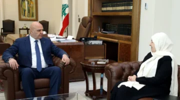عون يرحب بهية الحريري ويطلع على مناقشات حفل إطلاق برنامج “قراءات في خطاب القسم”