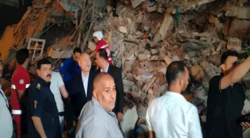 فرق الحماية المدنية تواصل البحث وسط أنقاض عقار السيدة زينب للعثور على ناجين.