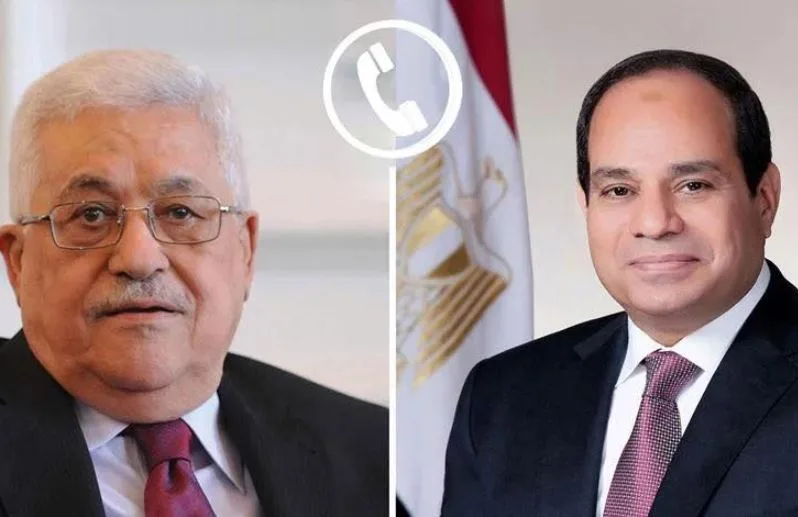 الرئيس السيسي يتلقى مكالمة من الرئيس الفلسطيني لتهنئته بمناسبة عيد الأضحى المبارك الرئيس السيسي يتلقى مكالمة من الرئيس الفلسطيني لتهنئته بمناسبة عيد الأضحى المبارك