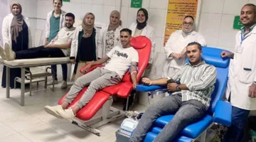في اليوم العالمي للتبرع بالدم.. إقبال كبير من المواطنين على مراكز التبرع في محافظة الشرقية