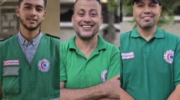 في توديع محيسن وزملائه المسعفين: ملاحم إنسانية ستظل خالدة في ذاكرة الغزيين