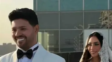 في حفل زواجهما.. محمد شاهين يقدم لزوجته أغنية «الليلة فرحة» (فيديو)