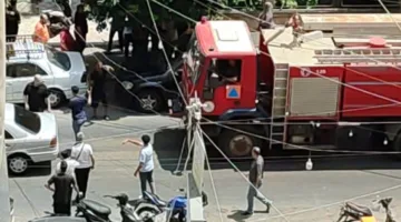 فيديو: 18 شخصاً يُصابون في حريق ضخم