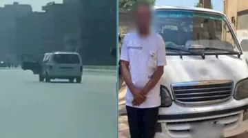 فيديو مثير لسائق ميكروباص يثير ضجة على السوشيال ميديا.. والداخلية توضح الملابسات