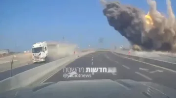 فيديو: هجوم إيراني بصواريخ متتالية على منشأة كهربائية استراتيجية في أسدود جنوب إسرائيل