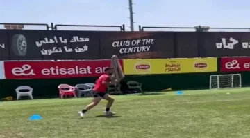 “قبل انطلاق الموسم”.. أحمد عبد القادر يقوم بتدريبات فردية للتأهيل