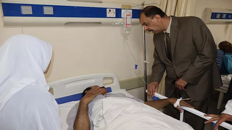قبول اعتذارات المراقبين المتضررين في حادث سوهاج وصرف تعويضات فورية (صور) قبول اعتذارات المراقبين المتضررين في حادث سوهاج وصرف تعويضات فورية (صور)