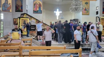 قتلى وجرحى بالعشرات في حادث كنيسة مار إلياس وسط دمشق