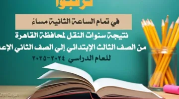 قريبًا.. الإعلان الرسمي عن نتائج الترم الثاني لصفوف النقل لعام 2025 في القاهرة