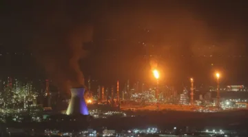 قصف إيراني يستهدف مصفاة حيفا يسفر عن مقتل 3 أشخاص صباح الأحد