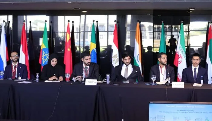 قمة الطاقة الشابة لدول «بريكس».. الإمارات تبرز تقدمها في تطوير القطاع قمة الطاقة الشابة لدول «بريكس».. الإمارات تبرز تقدمها في تطوير القطاع