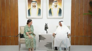 قنصل ألمانيا يزور مكتبة محمد بن راشد