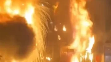 قوات الإطفاء تتمكن من التحكم في حريق بمصنع زيوت في القناطر