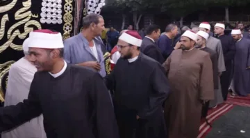قيادات من وزارة الأوقاف يقدمون التعازي في شهداء المنوفية