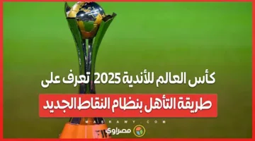 كأس العالم للأندية 2025: اكتشف كيفية التأهل بالنظام الجديد للنقاط