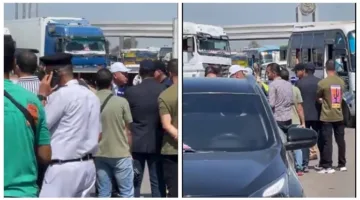 كامل الوزير يبعث برسالة إلى سائقي الشاحنات من موقع حادث الإقليمي في المنيا