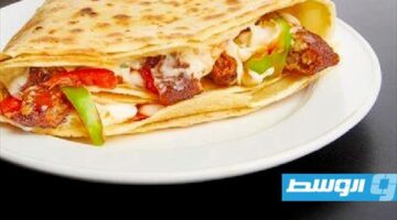 كريب بالجبنة ولحم البسطرمة