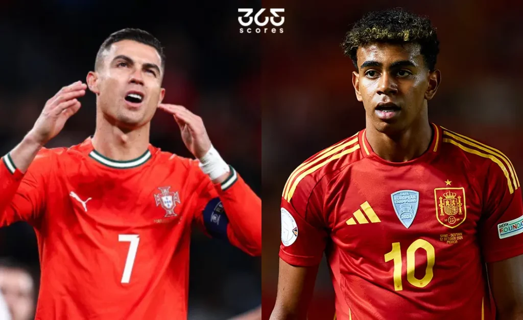 كريستيانو رونالدو يقدم لامين يامال درسًا قاسيًا كريستيانو رونالدو يقدم لامين يامال درسًا قاسيًا