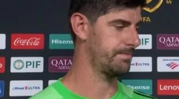 كورتوا بعد التعادل مع الهلال: نحن مستمرون بنفس نهج أنشيلوتي