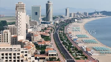 كوريا الشمالية تُنجز أعمال بناء منطقة كالما السياحية على الساحل