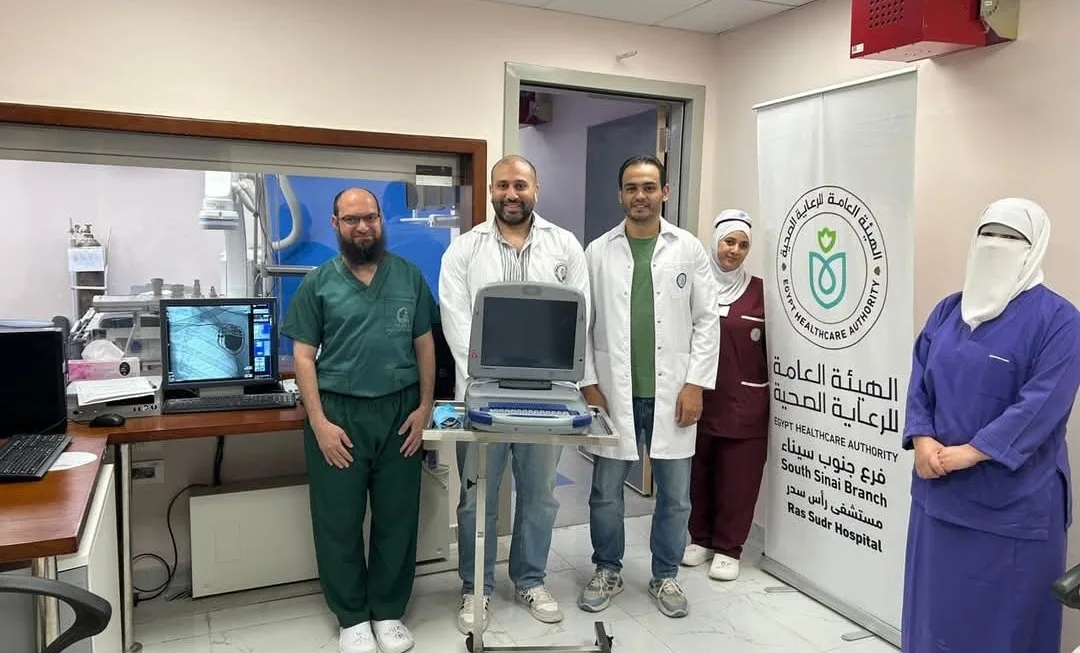 لأول مرة في مستشفى رأس سدر بجنوب سيناء: نجاح زراعة جهاز تنظيم ضربات القلب الدائم