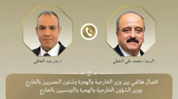 لإجراء تحليل للتطورات المتسارعة في المنطقة.. مكالمة هاتفية بين وزير الخارجية ونظيره التونسي
