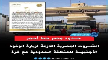 “لا تأشيرات، لا مرور”: المصريون يؤكدون: وطننا حدد موقفه