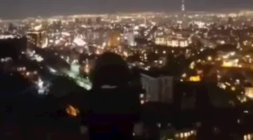 لحظات من احتفال سكان طهران بالرد الإيراني على إسرائيل