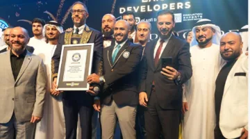 للمرة الثانية، الدكتور نور السروجي يسجل رقماً قياسياً في موسوعة جينيس لأكبر دورة تدريبية في مجال العقارات.