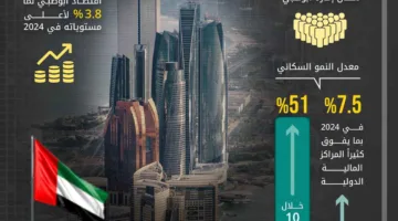ما السبب وراء تفوّق أبوظبي على المراكز المالية العالمية في زيادة عدد السكان؟
