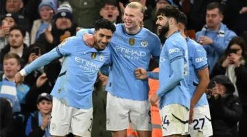 مانشستر سيتي بالزي الجديد يسعى لاستعادة سكة الانتصارات