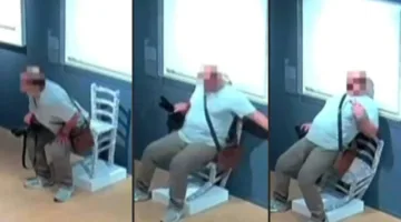 متحف فيرونا يقدم بلاغاً بعد تلف كرسي فني أثناء التقاط صورة.
