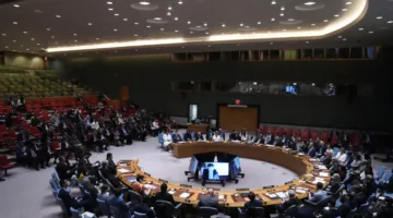مجلس الأمن convenes on Iran as Russia and China push for a ceasefire.
