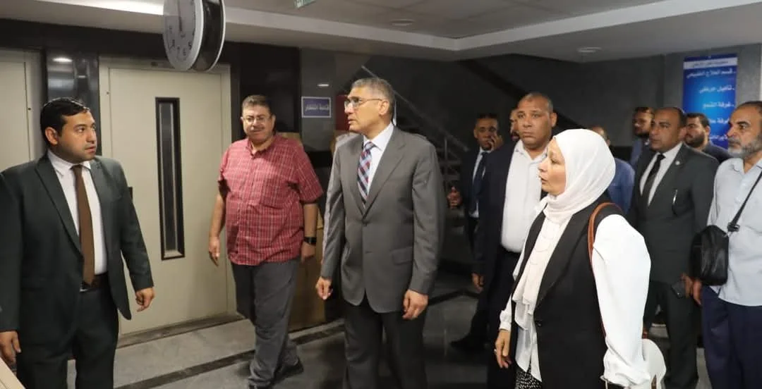 محافظ الجيزة يزور مشروع تحديث مبنى التأمين الصحي في منطقة روز اليوسف محافظ الجيزة يزور مشروع تحديث مبنى التأمين الصحي في منطقة روز اليوسف