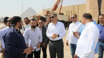 محافظ الجيزة يطلع على الاستعدادات الأخيرة حول المتحف المصري الكبير
