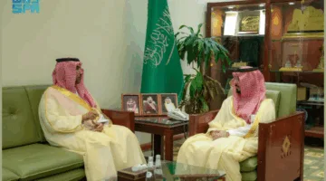 محافظ الخرج يلتقي برئيس جامعة الأمير سطام ويتبادل التهاني بمناسبة عيد الأضحى