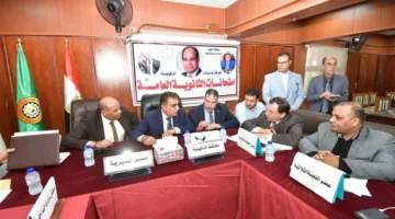 محافظ الدقهلية يراقب امتحانات الثانوية العامة من غرفة عمليات التعليم